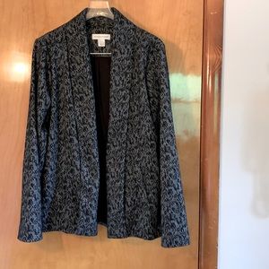 Open front blazer, fully lined